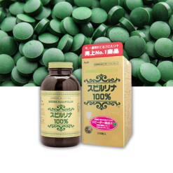 Tảo Xoắn Spirulina Nhật Bản 2200 viên Mác Đỏ