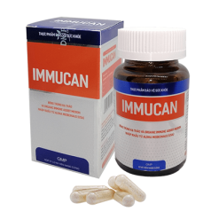 Viên uống Immucan - Hỗ trợ tăng đề kháng từ đông trùng hạ thảo và 5 loại nấm quý (Lọ 90 viên)