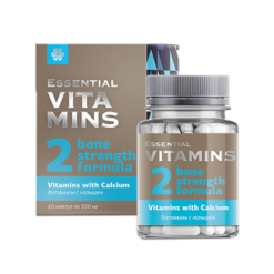 Vitamins with Calcium Siberian - Viên uống bổ sung vitamin và canxi (Lọ 60 viên)