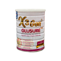 Sữa X3Gon Glusure Gold - Dành cho người tiểu đường, tim mạch (Lon 900g)