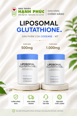 Glutathion Codeage có 2 phiên bản 500mg và 1.000mg
